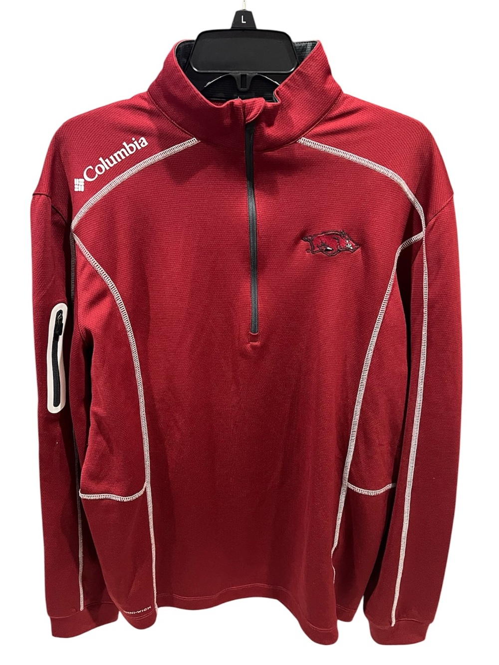 Columbia Golf University of Arkansas Razorbacks Pullover Size Medium
